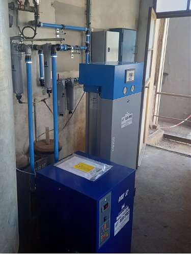 Installation sécheur d'air comprimé